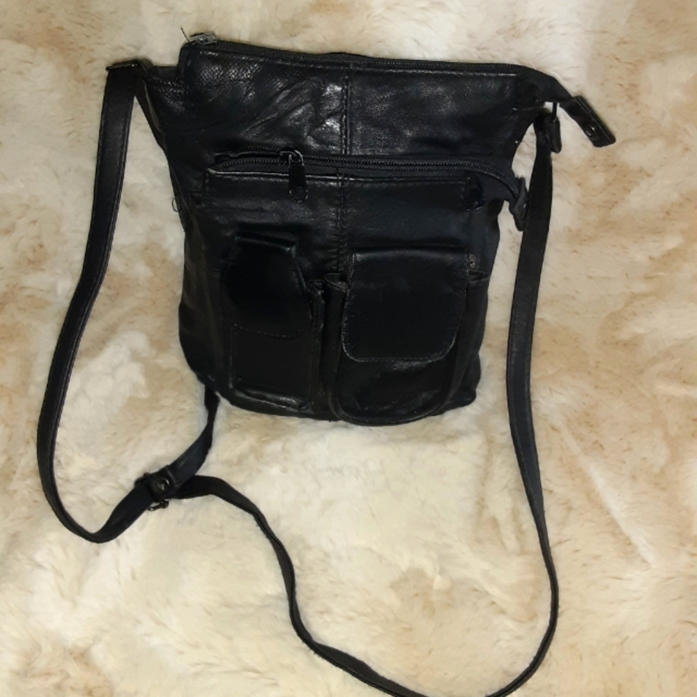 Genuine  leather crossbody
